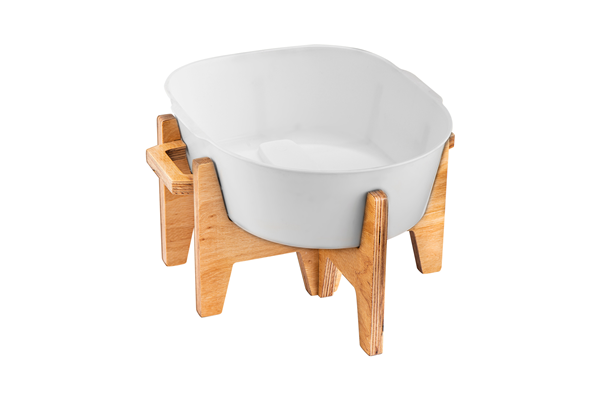 Wooden Footed Pedicure Basin